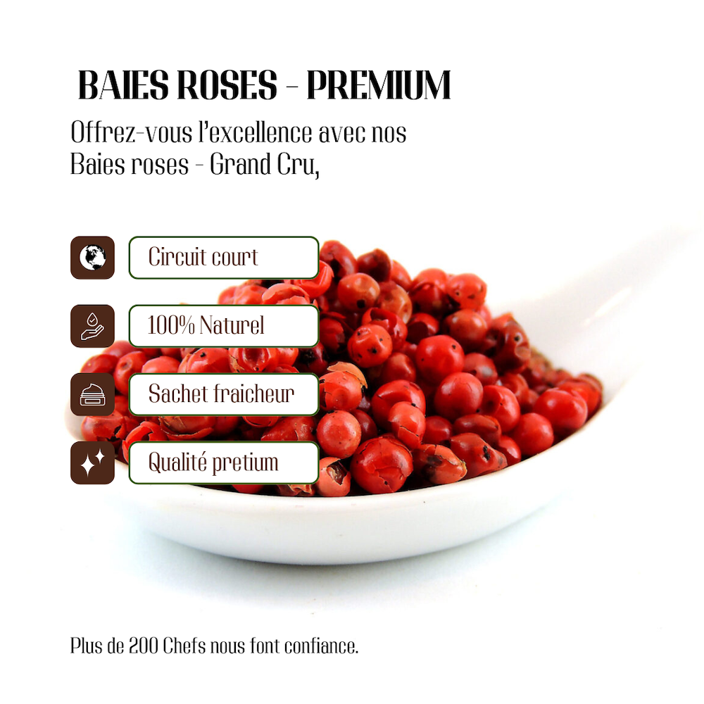 100G BAIES ROSES DE MADAGASCAR