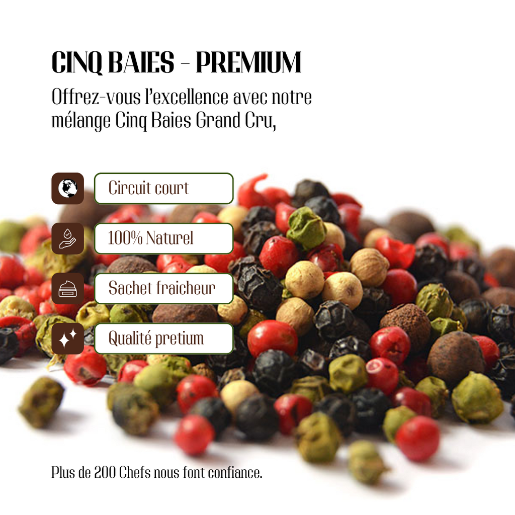 100G POIVRE CINQ BAIES