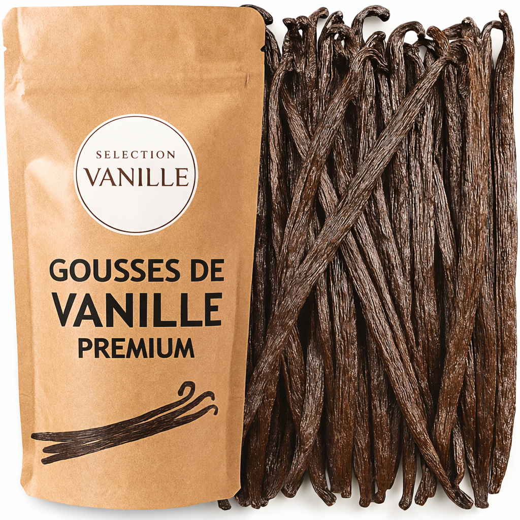 100 GOUSSES DE VANILLE 14/16 CM